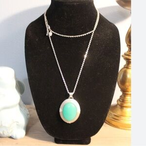Beautiful Lia Sophia Long necklace with pendant